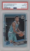 Brandon Miller from the 2023-24 Donruss Optic set featuring a Holo parallel graded by PSA and given an overall grade of 10.