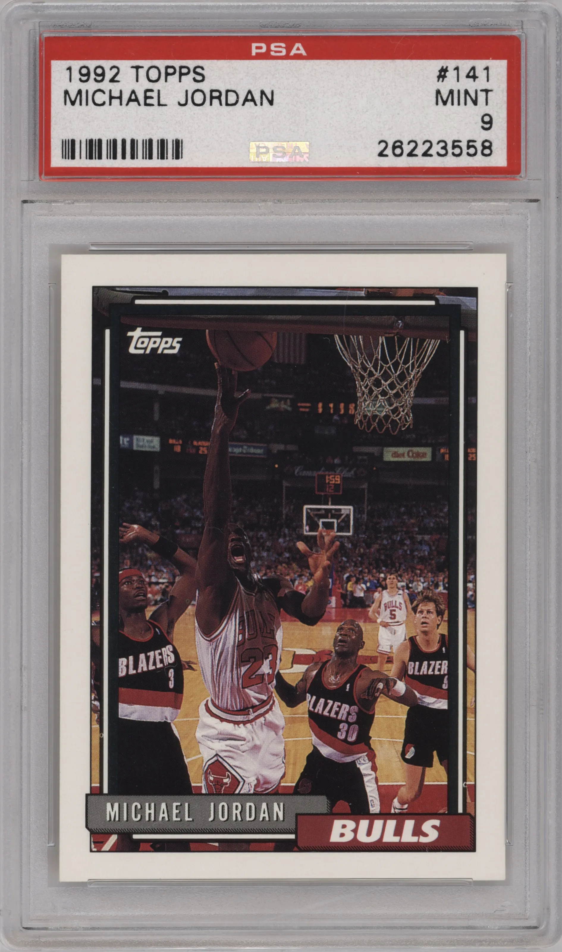 1992 Topps Michael Jordan #141 PSA 9