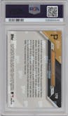 Paul Skenes from the 2024 Topps Now set graded by PSA and given an overall grade of 10.