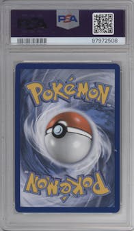 Entei GX from the 2017 Pokemon S&M set featuring a Legends of Johto GX Premium Collection parallel graded by PSA and given an overall grade of 10.