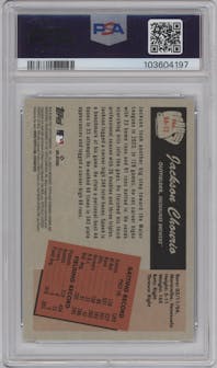 Jackson Chourio  from the 2024 Bowman set graded by PSA and given an overall grade of 10.