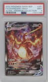 Charizard VMAX  from the 2022 Pokemon SWSH set featuring a Ultra Premium Collection parallel graded by PSA and given an overall grade of 9.