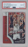 Victor Wembanyama from the 2023-24 Panini Mosaic set graded by PSA and given an overall grade of 10.