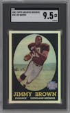 Jimmy Brown from the 2001 Topps Archives Reserve set graded by SGC and given an overall grade of 9.5.