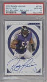 Ray Lewis from the 2022 Panini Honors set graded by PSA and given an overall grade of 10.
