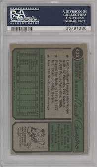 Dave Concepcion from the 1974 Topps set graded by PSA and given an overall grade of 9.