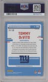 Tommy DeVito  from the 2023 Donruss Optic set featuring a Purple Stars parallel graded by PSA and given an overall grade of 10.