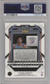 Jalen Williams from the 2022-23 Panini Prizm  set featuring a Choice Tiger Stripe parallel graded by PSA and given an overall grade of 10.