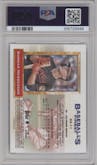 Gunnar Henderson from the 2024 Topps Finest set featuring a Purple Refractor parallel graded by PSA and given an overall grade of 10.