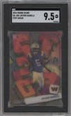 Jayden Daniels from the 2024 Panini Score set graded by SGC and given an overall grade of 9.5.