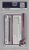 Yasser Mercedes from the 2022 Bowman Chrome set graded by PSA and given an overall grade of 10.