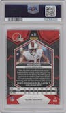Nick Chubb from the 2024 Panini Mosaic set featuring a Genesis parallel graded by PSA and given an overall grade of 10.