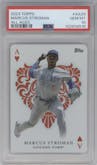 Marcus Stroman from the 2023 Topps set graded by PSA and given an overall grade of 10.