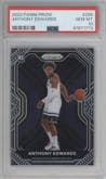 Anthony Edwards from the 2020-21 Panini Prizm set graded by PSA and given an overall grade of 10.