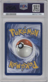 Staryu from the 2024 Pokemon SV set graded by PSA and given an overall grade of 8.