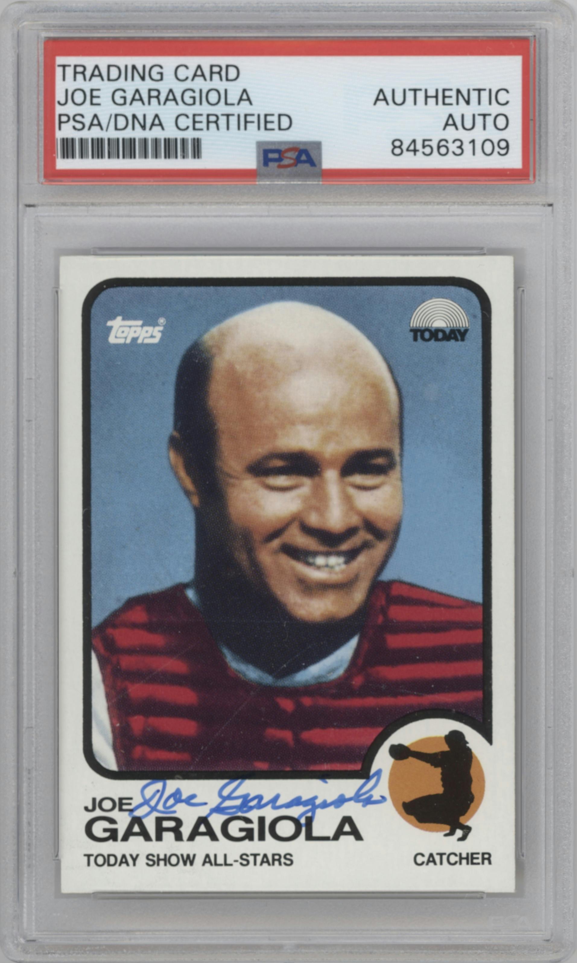 Joe Garagiola from the 1991 Topps Today Show All-Stars set graded by PSA.