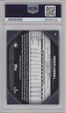 Corbin Carroll from the 2023 Topps Chrome Black set graded by PSA and given an overall grade of 10.