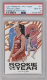 Caitlin Clark from the 2024-25 Panini Instant WNBA set graded by PSA and given an overall grade of 10.