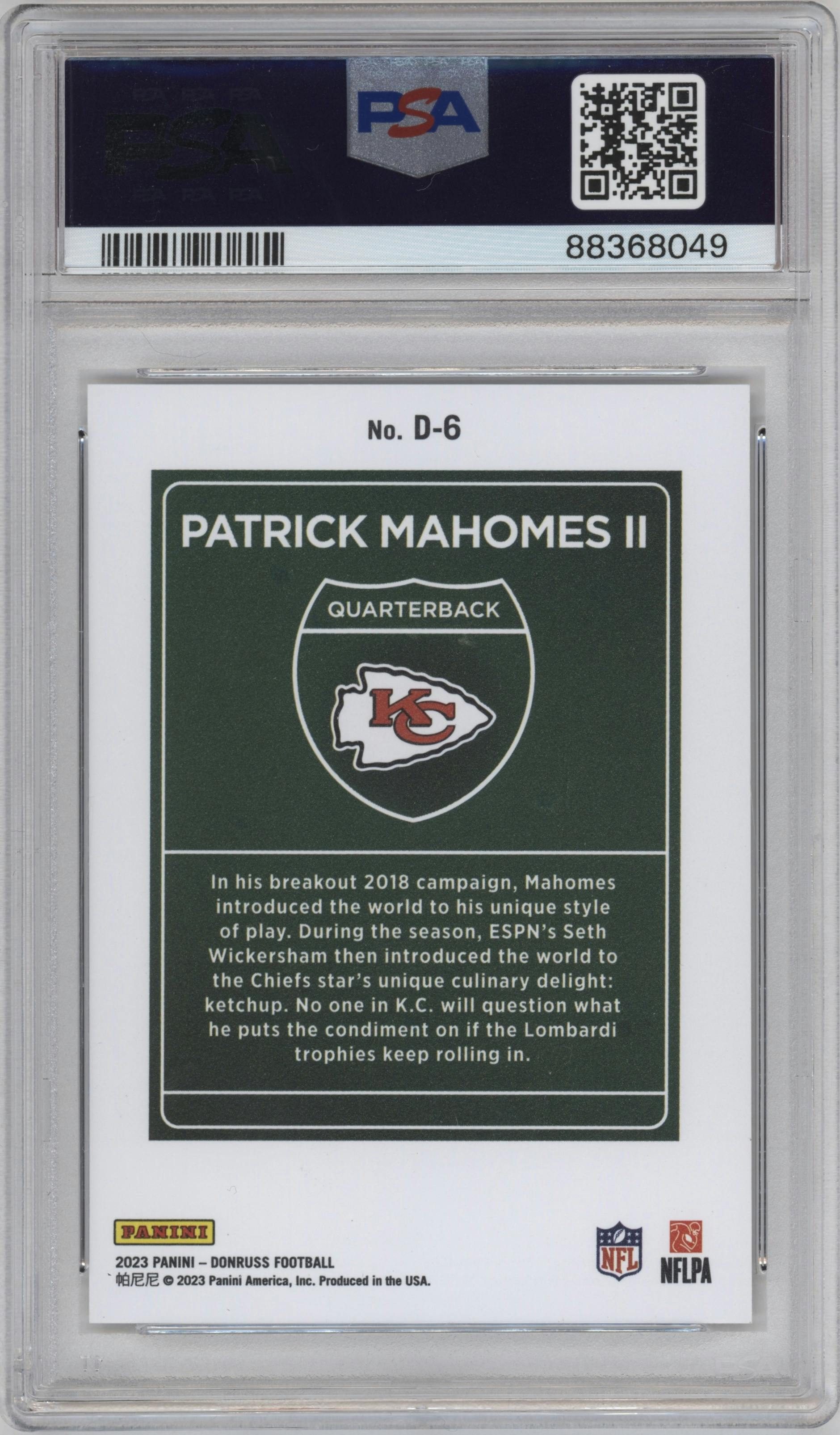 Patrick Mahomes II 