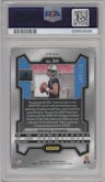 Bryce Young from the 2023 Panini Prizm set featuring a Pandora parallel graded by PSA and given an overall grade of 9.
