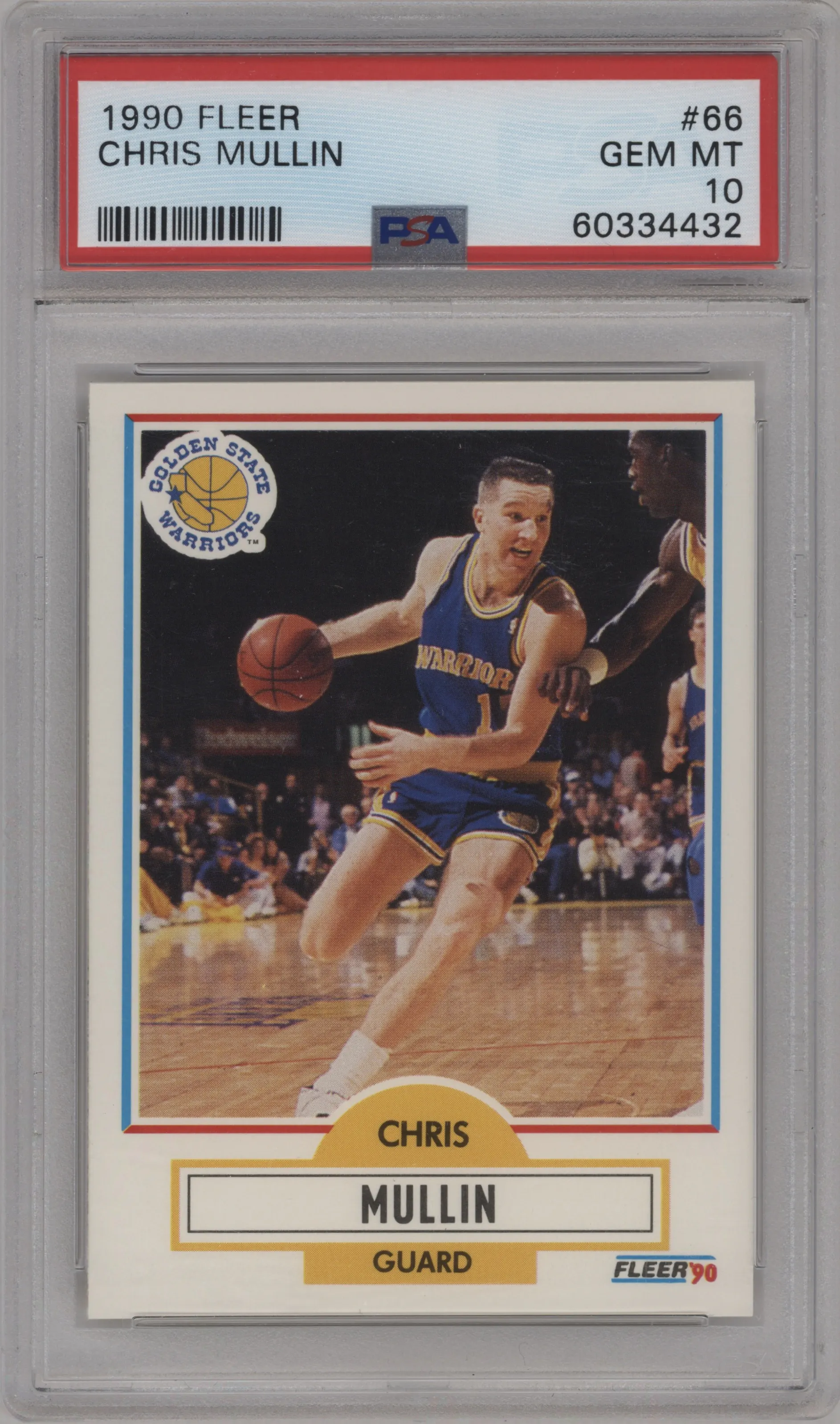 1990 Fleer Chris Mullin PSA 10