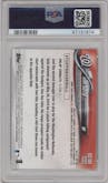 Juan Soto from the 2018 Topps Update set graded by PSA and given an overall grade of 10.