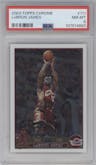 LeBron James from the 2003-04 Topps Chrome set graded by PSA and given an overall grade of 8.