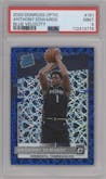 Anthony Edwards from the 2020-21 Panini Donruss Optic set featuring a Blue Velocity  parallel graded by PSA and given an overall grade of 9.