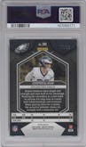 Cooper DeJean from the 2024 Panini Mosaic set featuring a Blue Mosaic parallel graded by PSA and given an overall grade of 8.
