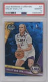 Hailey Van Lith from the 2023-24 Bowman U Chrome Sapphire set graded by PSA and given an overall grade of 10.