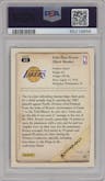 Kobe Bryant from the 2012-13 Panini Kobe Anthology  set graded by PSA and given an overall grade of 10.