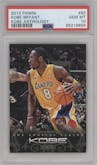 Kobe Bryant from the 2012-13 Panini Kobe Anthology  set graded by PSA and given an overall grade of 10.