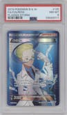 Colress from the 2013 Pokemon B&W set graded by PSA and given an overall grade of 8.