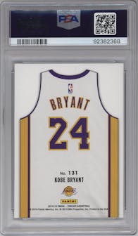 Kobe Bryant from the 2018-19 Panini Threads  set featuring a Dazzle parallel graded by PSA and given an overall grade of 10.