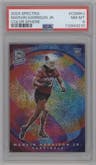 Marvin Harrison Jr from the 2024 Panini Spectra set graded by PSA and given an overall grade of 8.