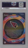 Marvin Harrison Jr from the 2024 Panini Spectra set graded by PSA and given an overall grade of 8.