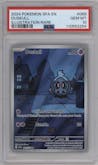 Duskull from the 2024 Pokemon SV set graded by PSA and given an overall grade of 10.