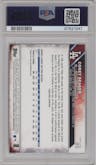 Corey Seager from the 2016 Topps Series 1 set graded by PSA and given an overall grade of 10.