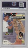 Chipper Jones  from the 1993 Topps Stadium Club set graded by PSA and given an overall grade of 10.