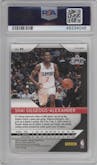 Shai Gilgeous-Alexander from the 2018-19 Panini Prizm Mosaic set featuring a Blue Prizm parallel graded by PSA and given an overall grade of 9.