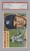 Bill Skowron from the 1956 Topps set graded by PSA and given an overall grade of 6.
