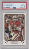 Joe Montana from the 2013 Topps Magic set graded by PSA and given an overall grade of 10.