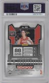 Caitlin Clark from the 2024 Panini Prizm Monopoly WNBA set featuring a Silver Prizm parallel graded by PSA and given an overall grade of 10.