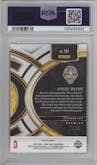 Angel Reese from the 2024 Panini Select WNBA set featuring a White Prizm parallel graded by PSA and given an overall grade of 10.