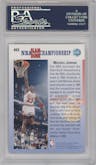 Michael Jordan from the 1992-93 Upper Deck  set graded by PSA and given an overall grade of 10.