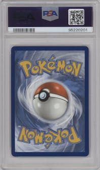 Medicham V from the 2021 Pokemon SWSH set graded by PSA and given an overall grade of 10.