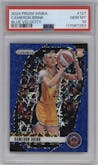 Cameron Brink from the 2024 Panini Prizm WNBA set featuring a Blue Velocity parallel graded by PSA and given an overall grade of 10.