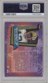 Aaron Rodgers from the 2015 Topps Finest set graded by PSA and given an overall grade of 10.