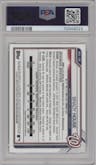 Brady House from the 2021 Bowman Draft set graded by PSA and given an overall grade of 10.