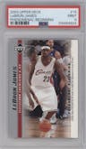 LeBron James from the 2003-04 Upper Deck LeBron James  set graded by PSA and given an overall grade of 9.